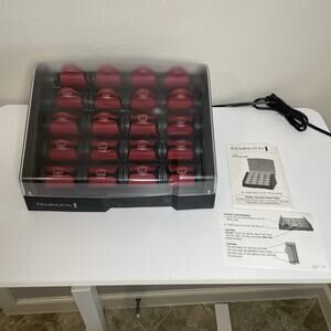 Remington H-9096 Velvet Heated Hair Rollers Hot Electric Curlers Clips Manual